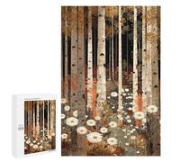1000 PCS Jigsaws for Teenagers Puzzle Autumn Birch Forest Scene Puzzles for Teenagers Difficult Challenge Every Piece Is Unique - Learning Educational Toys 1000 PCS