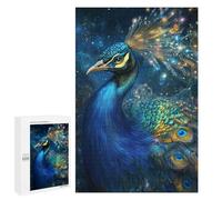 1000 PCS Jigsaws for Teenagers Puzzle Galactic Peacock Majesty -2 Puzzles for Teenagers Difficult Challenge Every Piece Is Unique - Learning Educational Toys 1000 PCS