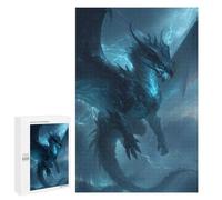 1000 PCS Jigsaws for Teenagers Puzzle Thunder Dragon Fantasy Artwork Puzzles for Teenagers Difficult Challenge Every Piece Is Unique - Learning Educational Toys 1000 PCS