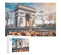 1000 PCS Jigsaws for Teenagerss Arc De Triomphe, Paris Jigsaw Puzzle Relaxing Games Difficult Challenge Challenging To Complete 1000 PCS