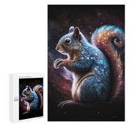 1000 PCS Jigsaws for Teenagerss Cosmic Squirrel Art Print-8 Jigsaw for Teenagerss Stress Reliever Every Piece Is Unique - Deal As Gifts for The Whole Family 1000 PCS