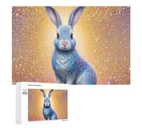 1000 PCS Jigsaws for Teenagerss Enchanted Rabbit Fantasy Artwork Adult Jigsaw Puzzle Toy Wall Decor Precision Cutting Great Gift for Gaming 1000 PCS
