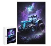 1000 PCS Jigsaws for Teenagerss Galactic Tractor Adventure-13 Jigsaw for Teenagerss Stress Reliever Every Piece Is Unique - Deal As Gifts for The Whole Family 1000 PCS