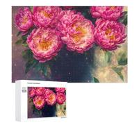 1000 PCS Jigsaws for Teenagerss Magical Peony Garden Adult Jigsaw Puzzle Toy Wall Decor Precision Cutting Great Gift for Gaming 1000 PCS