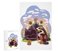 1000 PCS Jigsaws for Teenagerss Mountain Cat Puzzle for Adults Toy Wall Decor A Work of Art Birthday Present, Gifts, 1000 PCS