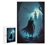 1000 PCS Jigsaws for Teenagerss Nightmare Castle Jigsaw Puzzle Relaxing Games Difficult Challenge Challenging To Complete 1000 PCS