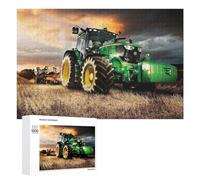 1000 PCS Jigsaws for Teenagerss Powerful Farm Tractor in Action -6 Jigsaw Puzzle Relaxing Games Difficult Challenge Challenging To Complete 1000 PCS