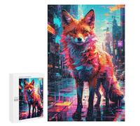 1000 PCS Jigsaws for Teenagerss Puzzle City Slicker Fox Jigsaws for Adults Hands-on Game Pattern Assembly Unique Gifts for Birthday And Christmas 1000 PCS