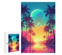 1000 PCS Jigsaws for Teenagerss Puzzle Digital Euphoria Synthwave Adult Jigsaw Puzzle Family Games Precision Cutting Difficult And Challenge 1000 PCS