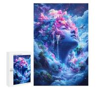 1000 PCS Jigsaws for Teenagerss Puzzle Dreamy Cloud Woman Jigsaws for Adults Hands-on Game Pattern Assembly Unique Gifts for Birthday And Christmas 1000 PCS