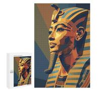 1000 PCS Jigsaws for Teenagerss Puzzle Egyptian Pharaoh Jigsaws for Adults Hands-on Game Pattern Assembly Unique Gifts for Birthday And Christmas 1000 PCS