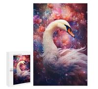 1000 PCS Jigsaws for Teenagerss Puzzle Enchanted Swan Fantasy Puzzle for Adults Hands-on Game Difficult Hard Parent-child Interaction 1000 PCS