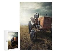 1000 PCS Jigsaws for Teenagerss Puzzle Field Commander - This Is Tractor Name. Adult Puzzles Relaxing Games Enhance Memory Parent-child Interaction 1000 PCS