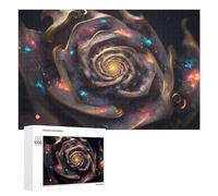 1000 PCS Jigsaws for Teenagerss Puzzle Galactic Spiral Nebula Puzzle for Adults Hands-on Game Difficult Hard Parent-child Interaction 1000 PCS