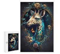 1000 PCS Jigsaws for Teenagerss Puzzle Giraffe in Enchanted Garden Puzzle for Adults Hands-on Game Difficult Hard Parent-child Interaction 1000 PCS