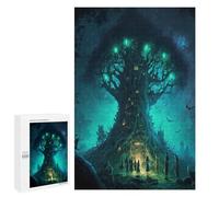 1000 PCS Jigsaws for Teenagerss Puzzle Glowing Forest Tree Jigsaws for Adults Relax Games Improve Memory Unique Gifts for Birthday And Christmas 1000 PCS