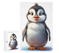 1000 PCS Jigsaws for Teenagerss Puzzle Happy Little Penguin Jigsaws for Adults Hands-on Game Pattern Assembly Unique Gifts for Birthday And Christmas 1000 PCS