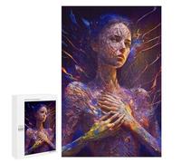 1000 PCS Jigsaws for Teenagerss Puzzle Inner Fire A Digital Art Exploration Adult Jigsaw Puzzle Relaxing Games Pattern Assembly Parent-child Interaction 1000 PCS