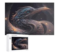 1000 PCS Jigsaws for Teenagerss Puzzle Magical Feathered Beast in Dark Forest Puzzle for Adults Hands-on Game Difficult Hard Parent-child Interaction 1000 PCS
