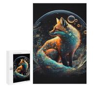 1000 PCS Jigsaws for Teenagerss Puzzle Magical Fox Bubble -1 Jigsaws for Adults Hands-on Game Pattern Assembly Unique Gifts for Birthday And Christmas 1000 PCS