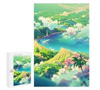 1000 PCS Jigsaws for Teenagerss Puzzle Serene Fantasy Landscape Puzzle for Adults Hands-on Game Difficult Hard Parent-child Interaction 1000 PCS