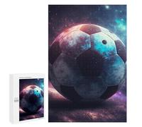 1000 PCS Jigsaws for Teenagerss Puzzle Space Soccer Ball Jigsaws for Adults Hands-on Game Pattern Assembly Unique Gifts for Birthday And Christmas 1000 PCS