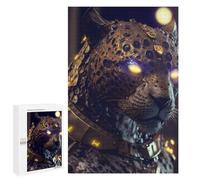 1000 PCS Jigsaws for Teenagerss Puzzle Steampunk Leopard Head Jigsaws for Adults Relax Games Improve Memory Unique Gifts for Birthday And Christmas 1000 PCS