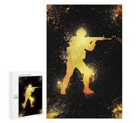 1000 PCS Jigsaws for Teenagerss Puzzle The Go Soldier Adult Jigsaw Puzzle Relaxing Games Pattern Assembly Parent-child Interaction 1000 PCS