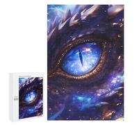 1000 PCS Jigsaws for Teenagerss Puzzle Universe Cosmic Dragon Eye Jigsaws for Adults Hands-on Game Pattern Assembly Unique Gifts for Birthday And Christmas 1000 PCS
