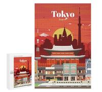 1000 PCS Jigsaws for Teenagerss Puzzle Visit Tokyo Teenagers Puzzles Toy Wall Decor Perfect Decoration Unique Gifts for Birthday And Christmas 1000 PCS