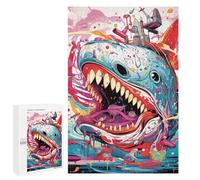 1000 PCS Jigsaws for Teenagerss Puzzle Whale of A Tale Puzzle for Adults Hands-on Game Difficult Hard Parent-child Interaction 1000 PCS