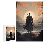 1000 PCS Jigsaws for Teenagerss Samurai Moonlit Journey -1 Jigsaw for Teenagerss Stress Reliever Every Piece Is Unique - Deal As Gifts for The Whole Family 1000 PCS