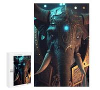 1000 PCS Jigsaws for Teenagerss Steampunk Elephant Armor Puzzle for Adults Anti-Stress Toys Difficult Hard Birthday Present, Gifts, 1000 PCS