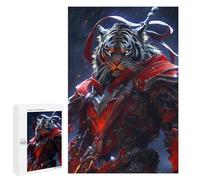 1000 PCS Jigsaws for Teenagerss Tiger Warrior Armor Statue-2 Jigsaw for Teenagerss Stress Reliever Every Piece Is Unique - Deal As Gifts for The Whole Family 1000 PCS