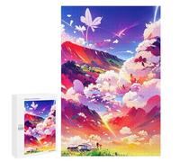 1000 PCS Jigsaws for Teenagerss Whimsical Sky Garden -1 Adult Jigsaw Puzzle Toy Wall Decor Precision Cutting Great Gift for Gaming 1000 PCS