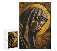 1000 PCS Jigsaws Golden Religious Iconography-3 Jigsaws for Adults Puzzle Hand Speed Race Help The Brain Exercise Beautiful Design Game 1000 PCS