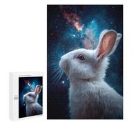 1000 PCS Jigsaws Space Bunny Celestial Tail -1 Jigsaws for Adults Puzzle Hand Speed Race Help The Brain Exercise Beautiful Design Game 1000 PCS