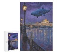 1000 PCS Jigsaws Whale Over Budapest Jigsaws for Adults Puzzle Hand Speed Race Help The Brain Exercise Beautiful Design Game 1000 PCS