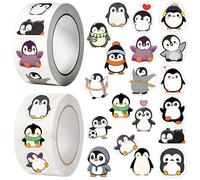 1000 Pcs Penguin Stickers - Cute Vinyl Waterproof Penguin Stickers for Water Bottles, Laptops, Phone Cases, Skateboards & Suitcases - Perfect for Adults, Ideal Gift for Craft Lovers & Penguin Enthusia