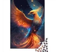 1000 Pcs Phoenix Bird Jigsaw Puzzle Adult Creative Rectangular Puzzle Paper Puzzle Funny Educational Toy 1000pcs (38x26cm)
