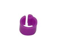 1000 Pcs Pigeons Rings Inner diameter 6mm Bayonet Identification Ring Opening No number Bird Foot Ring Bird Training Supplies(PURPLE)