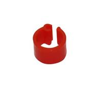 1000 Pcs Pigeons Rings Inner diameter 6mm Bayonet Identification Ring Opening No number Bird Foot Ring Bird Training Supplies(Red)