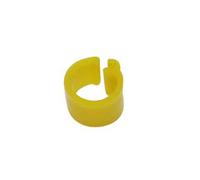 1000 Pcs Pigeons Rings Inner diameter 6mm Bayonet Identification Ring Opening No number Bird Foot Ring Bird Training Supplies(Yellow)