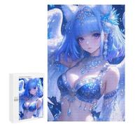 1000 PCS Puzzle for Adults Blue-Haired Angel with Win Puzzle For Teenagers Improve Memory Every Piece Is Unique - Learning Educational Toys 1000 PCS