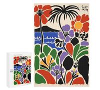 1000 PCS Puzzle for Adults Capri Italy Floral Landscape Art Puzzle For Teenagerss Improve Memory Fun Activities at Home Stress Reduction Gifts 1000 PCS