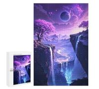 1000 PCS Puzzle for Adults Celestial Cherry Blossoms Cascade Puzzle For Teenagerss Improve Memory Fun Activities at Home Stress Reduction Gifts 1000 PCS