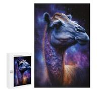1000 PCS Puzzle for Adults Cosmic Camel Portrait Puzzle For Teenagerss Improve Memory Fun Activities at Home Stress Reduction Gifts 1000 PCS