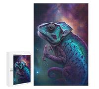1000 PCS Puzzle for Adults Cosmic Chameleon Art Print-1 Puzzle For Teenagerss Improve Memory Fun Activities at Home Stress Reduction Gifts 1000 PCS