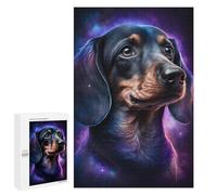 1000 PCS Puzzle for Adults Cosmic Dachshund Portrait-4 Puzzle For Teenagers Improve Memory Every Piece Is Unique - Learning Educational Toys 1000 PCS