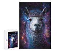 1000 PCS Puzzle for Adults Cosmic Llama Portrait-22 Puzzle For Teenagers Improve Memory Every Piece Is Unique - Learning Educational Toys 1000 PCS